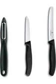 Victorinox  Siyah Soyacak ve Bıçak Set - 1