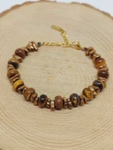 Kaplangözü Taşı Tasarım Bileklik (55888) - 4