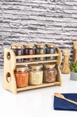 Bambum  Bench - 8 Parça 2 Katlı Standlı Baharatlık Seti - 2