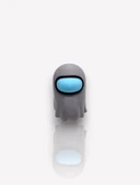 Among Us Ghost Oyuncak tek parça gövde, kaliteli baskı 6 cm - 3