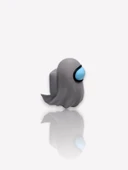 Among Us Ghost Oyuncak tek parça gövde, kaliteli baskı 6 cm - 4