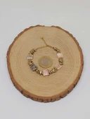 Pembe Opal Taşı Tasarım Bileklik (55910) thumbnail 5