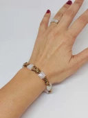 Kristal Kuvars Taşı Tasarım Bileklik (55904) thumbnail 3