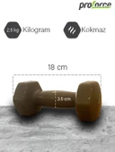 Proforce Vdb Dışı Vinil Kaplı Içi Çelik Döküm Ağırlık Dambıl 2,5 Kg -tek Adet - 2