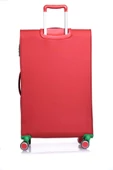 Benetton Trolley Valiz Kırmızı Orta Boy 14BNT2200-02-KR - 3