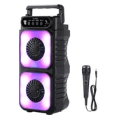 Polygold LF1576 Rgb Ledli Mikrofonlu Radyolu Bluetooth Hoparlör - 1