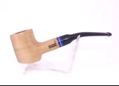 Pipsan Poker Lacivert Bilezik 9mm Filtreli Çift Ağızlıklı Pipo - Naturel - 1