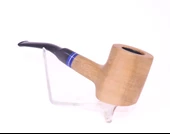 Pipsan Poker Lacivert Bilezik 9mm Filtreli Çift Ağızlıklı Pipo - Naturel - 4