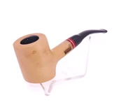 Pipsan Poker Kırmızı Bilezik 9mm Filtreli Çift Ağızlıklı Pipo - Naturel - 2
