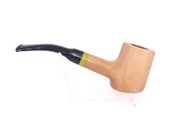 Pipsan Poker Sarı Bilezik 9mm Filtreli Çift Ağızlıklı Pipo - Naturel - 5