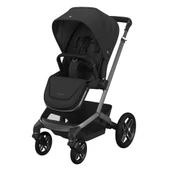 Maxi-Cosi Fame Portbebeli Led Işıklı Entegre Telefon Şarj Üniteli Premium Bebek Arabası Twillic Black - 1