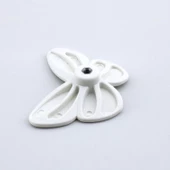 Plastik Kulp Beyaz Mobilya Çoçuk Odası Kız Erkek Dolap Kapak Kulpu Dekoratif Çekmece Kulbu 1 ADET thumbnail 2