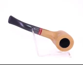 Pipsan Poker Kırmızı Bilezik 9mm Filtreli Çift Ağızlıklı Pipo - Naturel - 3