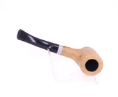 Pipsan Poker Beyaz Bilezik 9mm Filtreli Çift Ağızlıklı Pipo - Naturel - 3