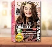 Colorx Saç Boyası Set - 7.85 Açık Kestane - 1