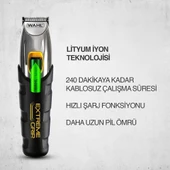 Wahl 9398 Extreme Grip Beard 12 Kılavuz Taraklı Şarjlı Sakal Kesme Makinesi 09893-0440 - 4