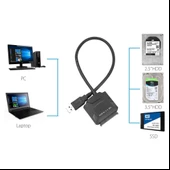 4356 Usb 3.0 To 2.5 3.5 İnç Sata Ssd Hdd Hard Disk çevirici Dönüştürücü Adaptör Kablosu thumbnail 6