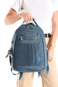 571 collections Ultra Hafif Orta Boy Sırt Çantası Çok Cepli Mavi (Model: 571-3P) thumbnail 1