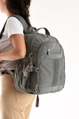 571 collections Ultra Hafif Orta Boy Sırt Çantası Çok Cepli Gri (Model: 571-3P) thumbnail 2