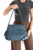 571 collections Çapraz Askılı Ultra Hafif Çok Cepli Bayan Omuz Çantası Mavi (Model: 571-6N) - 1