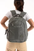 571 collections Ultra Hafif Orta Boy Sırt Çantası Çok Cepli Gri (Model: 571-3P) thumbnail 3