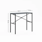 Eportatif Bar Masası Bistro Masa Mutfak Yemek Masası Gzl Füme 1569 thumbnail 6