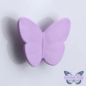 Plastik Kulp Lila Mobilya Çoçuk Odası Kız Erkek Dolap Kapak Kulpu Dekorasyon Çekmece Kulbu 1 ADET thumbnail 2