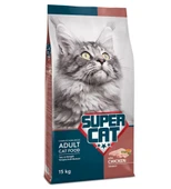 Super Cat Tavuklu Yetişkin Kedi Maması 15 kg - 1