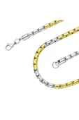 Erkek Çelik Kolye Yılan Snake Sırtı Model Yuvarlak - 3