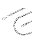 Erkek Çelik Kolye Yılan Snake Sırtı Model Yuvarlak - 1