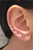 Taç Tektaş Zirconia Kadın Küpe - 3