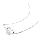 Luck Serisi Işıltılı Kalbim Gümüş Kadın Kolye thumbnail 3