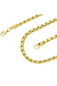 Erkek Çelik Kolye Yılan Snake Sırtı Model Yuvarlak - 2