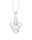 Sonsuzluk Meleği Lusso Angel Kadın Gümüş Kolye thumbnail 1