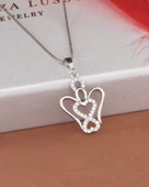 Sonsuzluk Meleği Lusso Angel Kadın Gümüş Kolye thumbnail 4