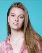 Safir Taşlı Gözyaşı Damla Model Sallantılı Kadın Gümüş Küpe thumbnail 3