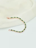 Axcce Serie Yeşil Taşlı Kadın Bileklik 17 cm - 2