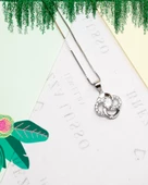 Tektaş Işıltılı Cyclical Kadın Gümüş Kolye thumbnail 3