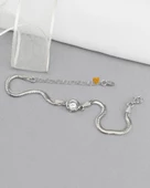 Raund Diamond Special Lusso Kadın Gümüş Bileklik thumbnail 2