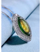 Markiz Kesim Vintage Legend Kadın Gümüş Kolye thumbnail 2