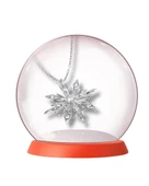 Diamond Seri Özel Tasarım Kar Tanesi Snowflake Kadın Gümüş Kolye thumbnail 2