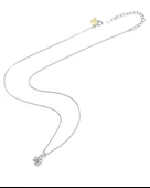 Diamond Serisi Tektaş Aşk Stylish/Night Gümüş Kadın Kolye thumbnail 3