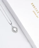 Oval Tektaş Special Lusso Kadın Gümüş Kolye thumbnail 2