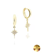 18k Serie Oro North Star Sallantılı Kadın Gümüş Küpe thumbnail 1