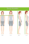 BEYAZ Renk Bel Esnetme Egzersiz Aleti Bel destek cihazı Vücut Dik Duruş Sırt Bel Omurga Düzleştirici - 4