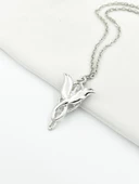 Gümüş Kaplama Akşam Yıldızı Evenstar- Arwen Kolye - M248 - 3