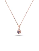 Gümüş Kolye Ametist Taşı Kadın Gümüş Kolye - 1