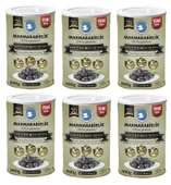 Marmarabirlik Premium 2XL Doğal Salamura Siyah Zeytin 800 Gr Teneke X 6 Adet - 1
