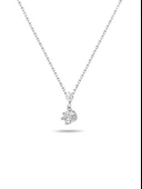 Gümüş Kolye Zirkon Taşı Taç Model Kadın Gümüş Kolye thumbnail 1