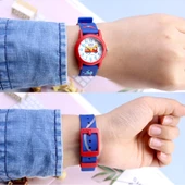 Q&Q VR99J019Y Lacivert Kırmızı İtfaiye Desenli Su Geçirmez Erkek Çocuk Kol Saati - 5